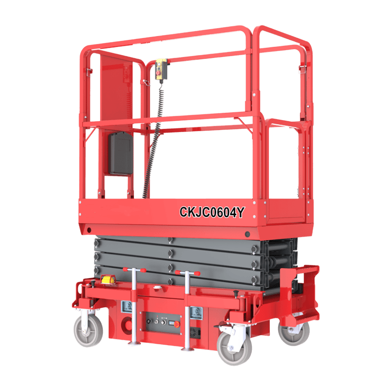CKJC0503Y CKJC0604Y CKJC0705Y CKJC0806Y CKJC1008Y CKJC1210Y CKJC1412Y CKJC1614Y Semi Electric Scissor Lift Platform 